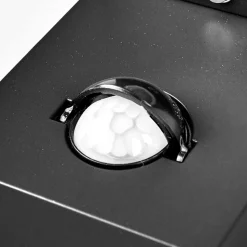 Lindby buitenwandlamp Palina, sensor, IP44, antraciet