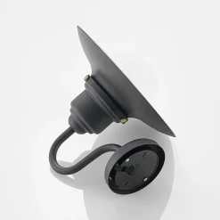 Lindby buitenwandlamp Roisin, antraciet, metaal, 31 cm