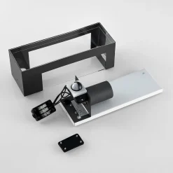 Lindby buitenwandlamp Tilian, sensor, hoogte 25 cm, antraciet