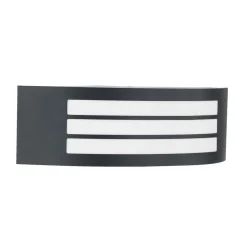 Lindby buitenwandlamp Vimal, E27, 32 cm, zwart, aluminium