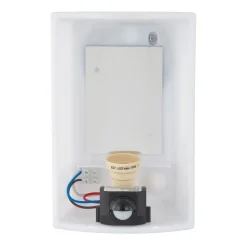 Lindby buitenwandlamp Vimal, sensor, E27, 26 cm, aluminium