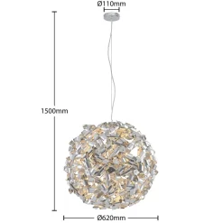 Lindby Caliya hanglamp, 9-lamps