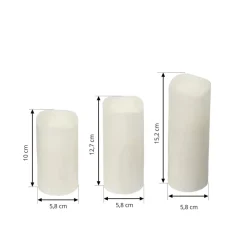 Lindby Candora LED kaars 3 per set afstandsbed.
