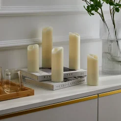 Lindby Candora LED kaars 5 per set afstandsbed.