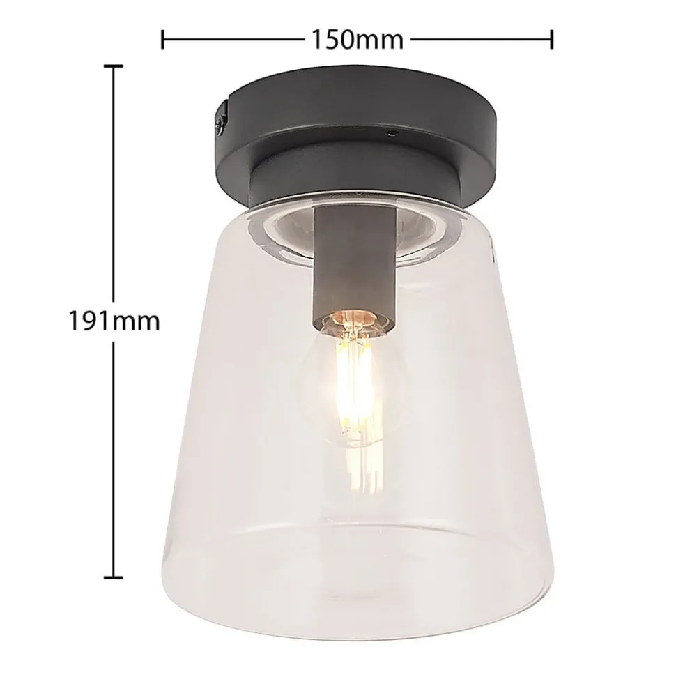 Lindby Carmalin glazen plafondlamp