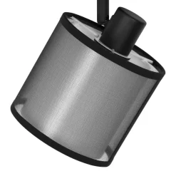 Lindby Chizoma plafondspot 1-lamp kap van stof