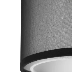 Lindby Chizoma plafondspot 1-lamp kap van stof