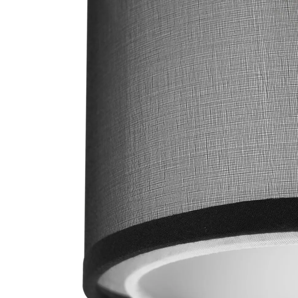 Lindby Chizoma plafondspot 1-lamp kap van stof