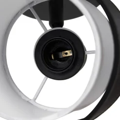 Lindby Chizoma plafondspot 1-lamp kap van stof