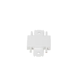 Lindby connector Lumaro, 180°, wit, kunststof, set van 2