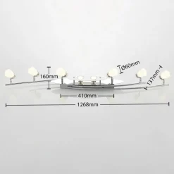 Lindby Danil plafondspot met glazen kappen