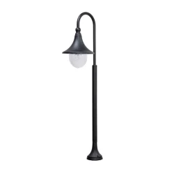 Lindby Daphne tuinpadverlichting, 120 cm, zwart, metaal, E27