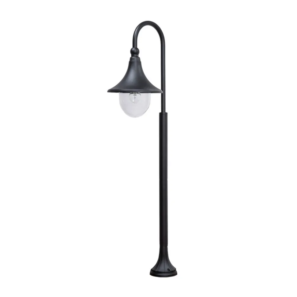 Lindby Daphne tuinpadverlichting, 120 cm, zwart, metaal, E27