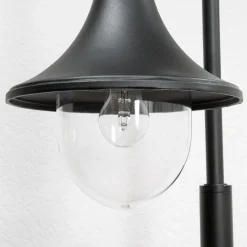 Lindby Daphne tuinpadverlichting, 120 cm, zwart, metaal, E27