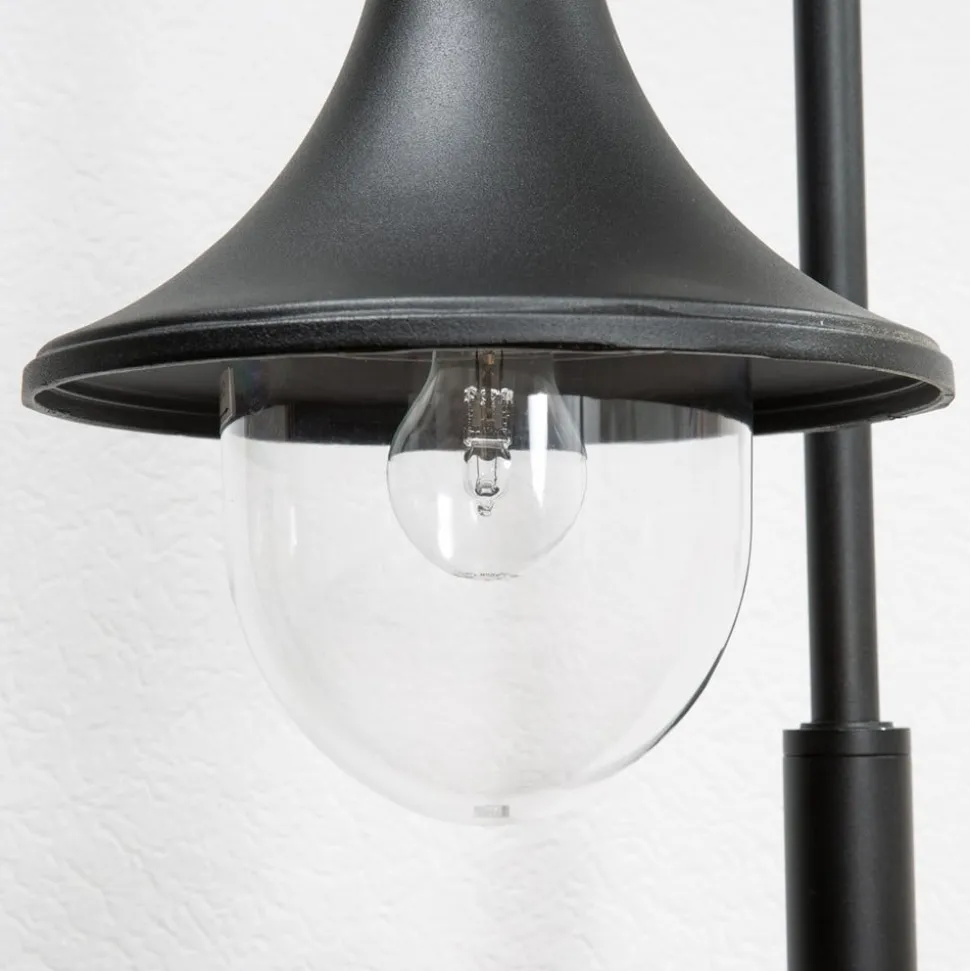 Lindby Daphne tuinpadverlichting, 120 cm, zwart, metaal, E27