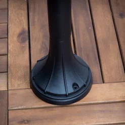 Lindby Daphne tuinpadverlichting, 120 cm, zwart, metaal, E27