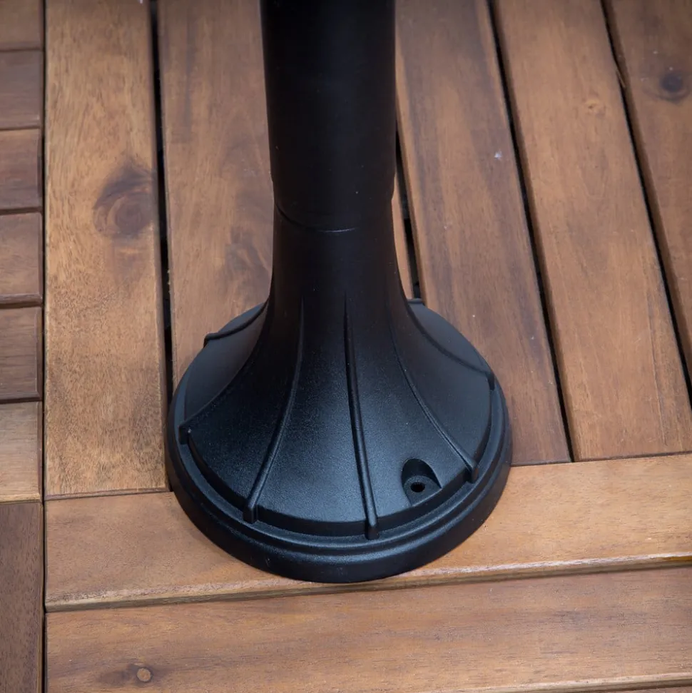 Lindby Daphne tuinpadverlichting, 120 cm, zwart, metaal, E27