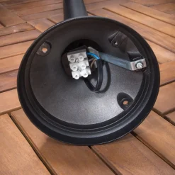 Lindby Daphne tuinpadverlichting, 120 cm, zwart, metaal, E27