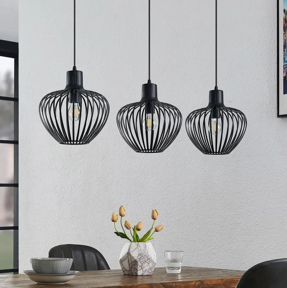 Lindby Deandre hanglamp, 3-lamps