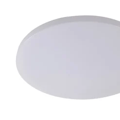 Lindby Doki LED buiten plafondlamp, 34 cm, wit, kunststof