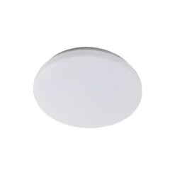 Lindby Doki LED buiten plafondlamp, 26 cm, wit, kunststof