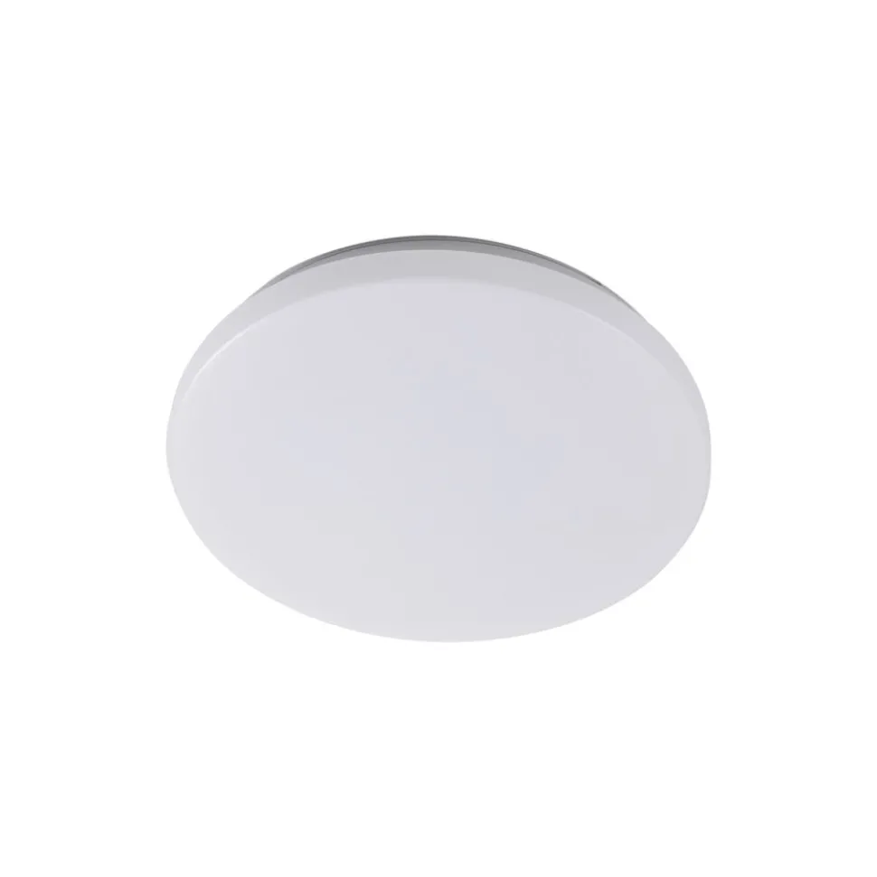 Lindby Doki LED buiten plafondlamp, 26 cm, wit, kunststof