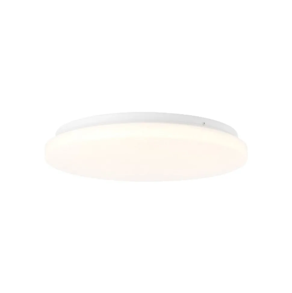 Lindby Doki LED buiten plafondlamp, 26 cm, wit, kunststof