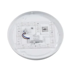 Lindby Doki LED buiten plafondlamp, 26 cm, wit, kunststof