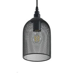 Lindby Dolcin hanglamp met mesh-kappen 5-lamps