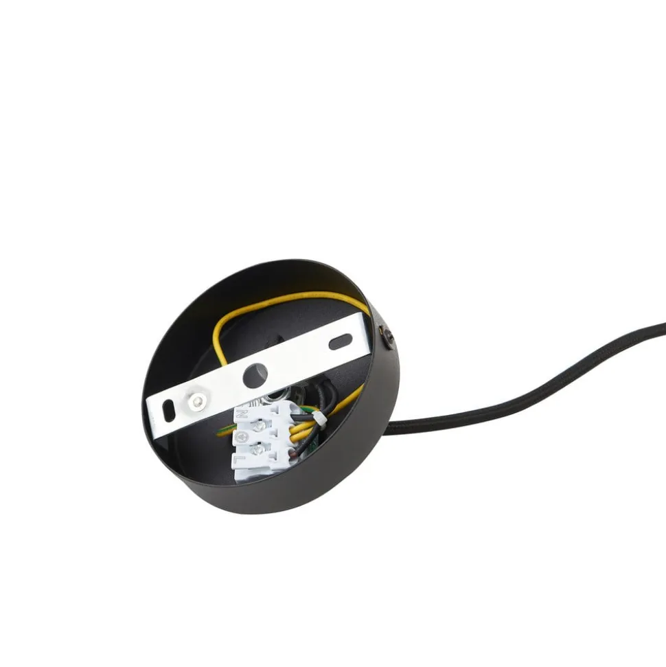 Lindby Doroteo hanglamp, 25 cm, 1-lamp, amber, glas