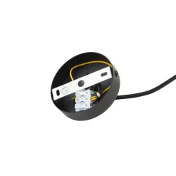 Lindby Doroteo hanglamp, 1-lamp, grijs, glas