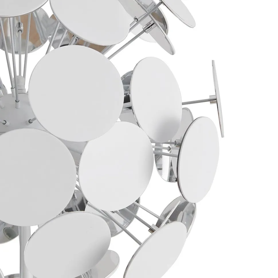 Lindby Dotani vloerlamp met bollamp, wit