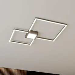Lindby Duetto LED plafondlamp antraciet 28 W