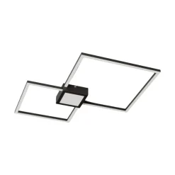 Lindby Duetto LED plafondlamp antraciet 28 W
