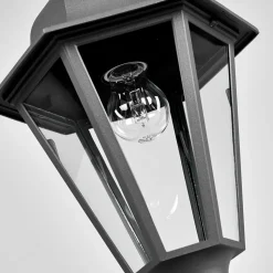 Lindby Edana buiten hanglamp, 40 cm, antraciet, E27, IP44