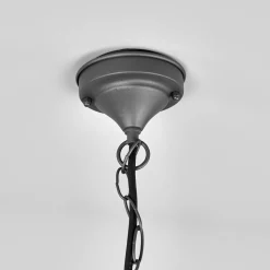 Lindby Edana buiten hanglamp, 40 cm, antraciet, E27, IP44