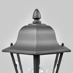 Lindby Edana sokkellamp, 52 cm, antraciet, E27, IP44