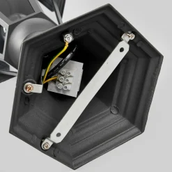 Lindby Edana sokkellamp, 52 cm, antraciet, E27, IP44