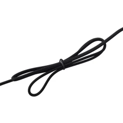 Lindby Ediz tafellamp, zwart, hout, 25 cm hoog, E27