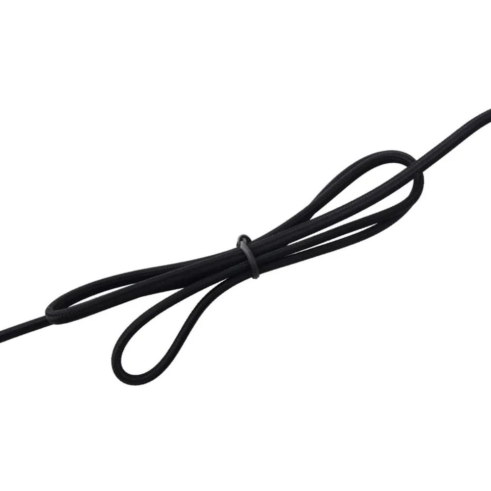 Lindby Ediz tafellamp, zwart, hout, 25 cm hoog, E27