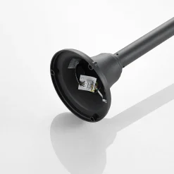 Lindby Edric lantaarnpaal, hoogte 215 cm, antraciet, aluminium