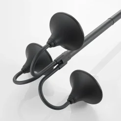 Lindby Edric lantaarnpaal, hoogte 215 cm, antraciet, aluminium