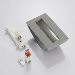 Lindby Edvin wandlamp van beton, halfrond