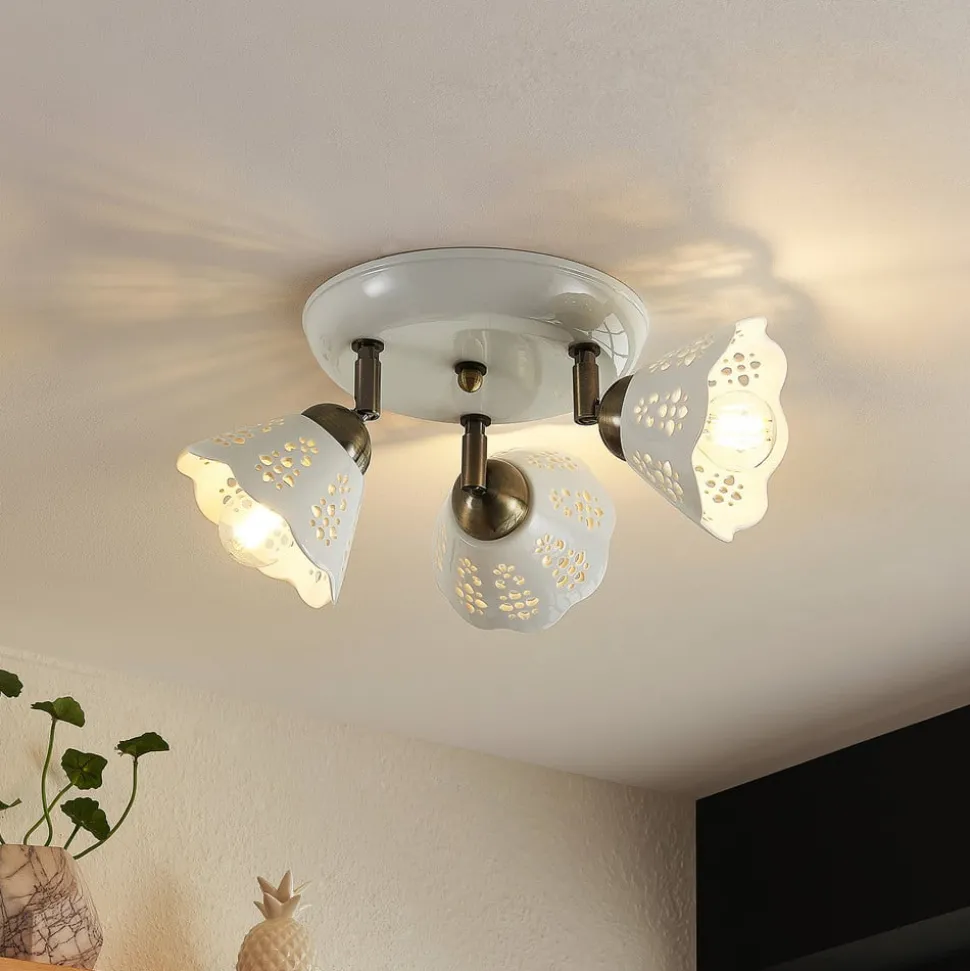 Lindby Efgenia plafondspot, 3-lamps