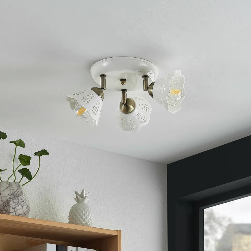 Lindby Efgenia plafondspot, 3-lamps