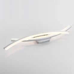 Lindby Elarit LED plafondlamp, verchroomd