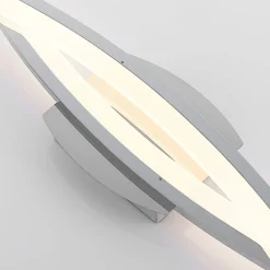 Lindby Elarit LED plafondlamp, verchroomd