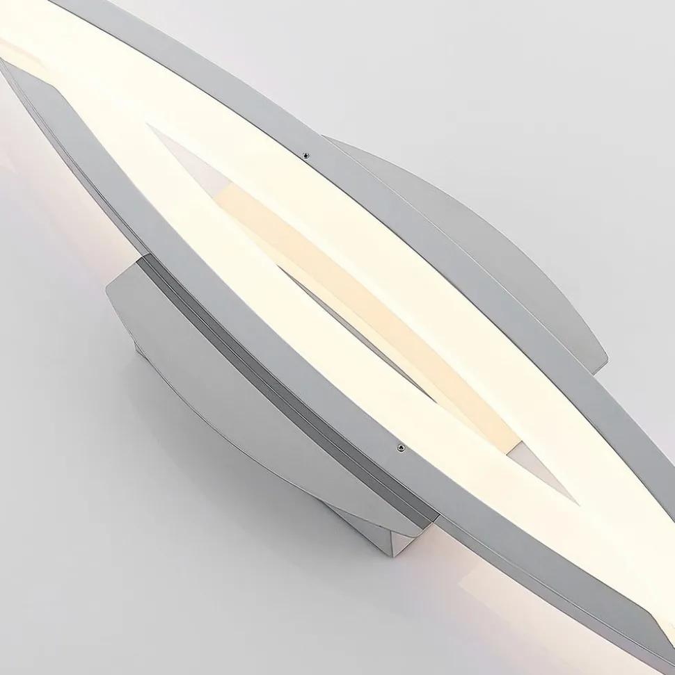 Lindby Elarit LED plafondlamp, verchroomd