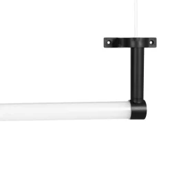 Lindby Eleri LED spiegellamp, zwart