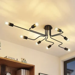 Lindby Elimar plafondlamp, 8-lamps